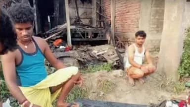 रुन्नी सैदपुर: मोरसंड में शॉर्ट सर्किट से भीषण आग, दो घर जलकर राख