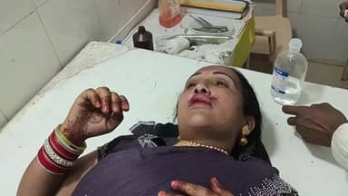 अंबाह: नगर के नए बायपास पर हादसा, कार की टक्कर से बाइक सवार पति-पत्नी घायल