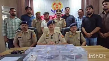 औरैया: पुलिस मुठभेड़ में लूट के तीन आरोपियों को गिरफ्तार किया गया, दो के पैर में लगी गोली, दिबियापुर पुलिस की संयुक्त टीम