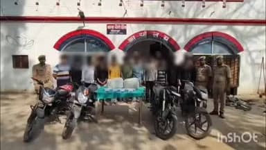 चौरीचौरा: कैमरा लूट मामले में 12 अभियुक्तों को गिरफ्तार कर जेल भेजा गया