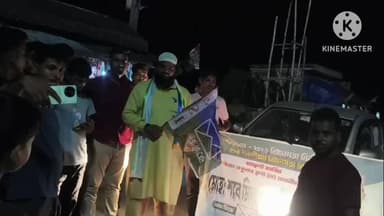 নন্দীগ্রাম ১: নন্দীগ্রাম কেন্দ্রেমারি অঞ্চলে তৃণমূল বিজেপি ছেড়ে ISF দলে যোগদান করলো,দলীয় পতাকা তুলে দেন প্রার্থী সবেমিরাজ আলী খান