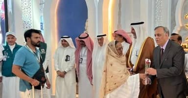 Hajj 2026: First Indian pilgrims arrive in Madinah, received by Ambassador Dr. Suhel Ajaz Khan, Consul General Fahad Sur...