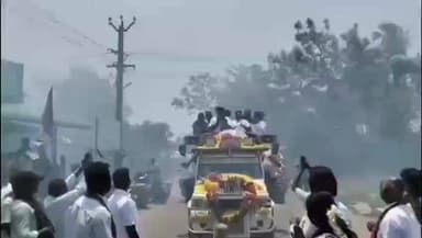 செங்கல்பட்டு: செங்கல்பட்டு சட்டமன்ற தொகுதிக்கு உட்பட்ட பகுதிகளில் திமுக வேட்பாளர் தீவிர வாக்கு சேகரிப்பில் ஈடுபட்டார்