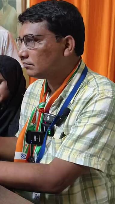 কংগ্রেস প্রার্থী জুলফিকার আলীর সাংবাদিক বৈঠক।।