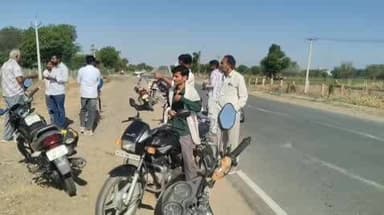 मारवाड़ जंक्शन: मारवाड़ जंक्शन स्टेट हाईवे 61 पर मालियों की ढाणी में बाइक सवार को बचाने के चक्कर में पलटी स्कॉर्पियो, पुलिस मौके पर
