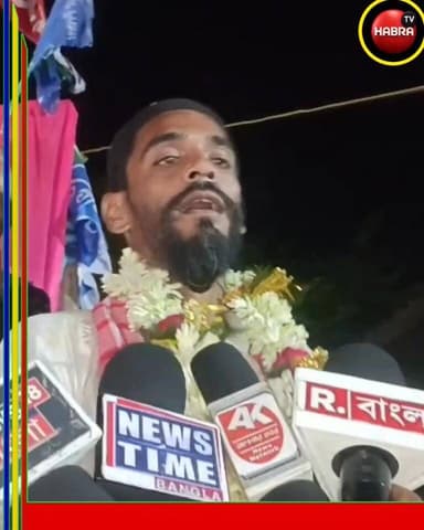 অশোকনগরে আইএসএফ প্রার্থীর সমর্থনে নওশাদ সিদ্দিকী