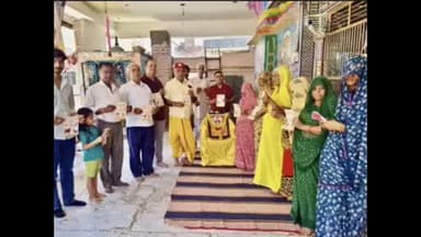 बड़ी सादड़ी: परशुराम जयंती पर ब्रह्मपुरी में चारभुजा नाथ मंदिर में विशेष आयोजन