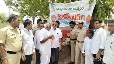 వికారాబాద్: కుల్కచర్ల లో చలివేంద్రాన్ని ఏర్పాటు చేసిన పోలీసులు, ప్రారంభించిన ఎస్ఐ రమేష్