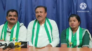 ಚಿಕ್ಕಬಳ್ಳಾಪುರ: ಎನ್ಡಿಎ ಒಳಭಿನ್ನತೆ ಶಮನಕ್ಕೆ ಒತ್ತಾಯ : ರೈತರ ಹೋರಾಟ ರಾಜಕೀಯಕ್ಕೆ ತಿರುಗಬಾರದು: ನಗರದ ಪತ್ರ ಕರ್ತರ ಭವನದಲ್ಲಿ ಮುಕ್ತ ಮುನಿಯಪ್ಪ