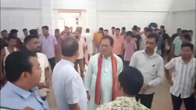 খোয়াই: শয়ে শয়ে বিজেপি কর্মী ফলাফলের পর থেকে খোয়াই জেলা কার্যালয়ে; খোঁজখবর নিতে আসলেন প্রদেশ সভাপতি