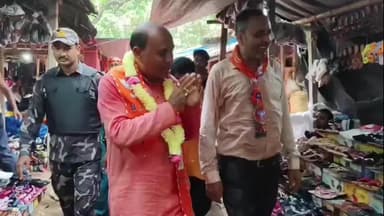 পুরাতন মালদা: মালদা বিধানসভা এলাকার ৮ মাইল এলাকায় প্রচার বিজেপি প্রার্থী গোপাল চন্দ্র সাহার