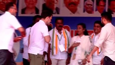 கல்குளம்: பாஜக ,ஆர் எஸ் எஸ் அமைப்பை எதிற்கும் அரசியலை முன்னெடுத்து செல்கிறோம். மண்டைக்காடு பகுதியில் தேர்தல் பிரச்சாரத்தில்.