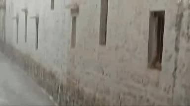 ಗುಳೇದಗುಡ್ಡ: ಪಟ್ಟಣದಲ್ಲಿ ರಭಸದಿಂದ ಸುರಿದ ಆಲಿಕಲ್ಲು ಮಳೆ