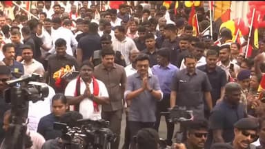 மாம்பலம்: கே கே நகர் மார்க்கெட் பகுதியில் மக்களுடன் முதல்வர் - நடந்து சென்று வாக்கு சேகரிப்பில் ஈடுபட்டார்
