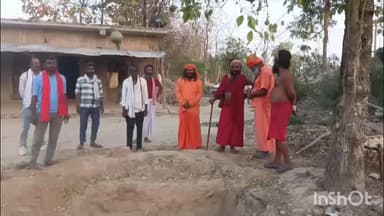 रामसनेही घाट: संपत्ति विवाद में भवनियापुर मठ के महंत ने जिंदा समाधि लेने की घोषणा की, एसडीएम और सीओ बातचीत करने पहुंचे