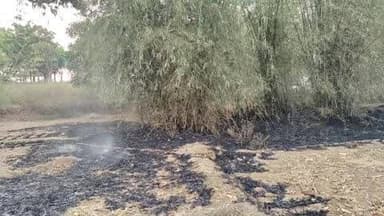 मरकच्चो: ग्राम राजारायडीह में देवी मंडप के पास आग लगने से लाखों का नुकसान