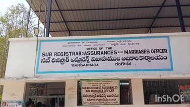 గంగాధర: గంగాధర సబ్ రిజిస్టర్ కార్యాలయంలో విజిలెన్స్ అధికారుల తనిఖీలు పలు ఫైళ్లు పరిశీలన