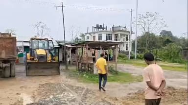 শিৱসাগৰ: শিৱসাগৰত ফৰলেন নিৰ্মাণৰ নামত ভয়াবহ অনিয়মৰ অভিযোগ স্থানীয় ৰাইজৰ