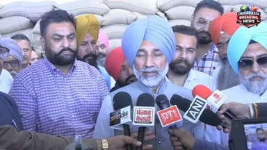 सांसद सतनाम सिंह संधू ने डेराबस्सी अनाज मंडी में खरीद प्रक्रिया का लिया जायजा, भाजपा नेता गुरदर्शन सिंह सैनी भी मौजूद