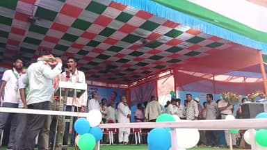 তৃণমূল কংগ্রেস প্রার্থী রামমোহন রায়ের সমর্থনে জনসভায় সায়নী ঘোষ