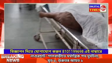 মর্মান্তিক পথ দুর্ঘ/টনা, মৃ/ত ১, গুরুতর আ/হত ১