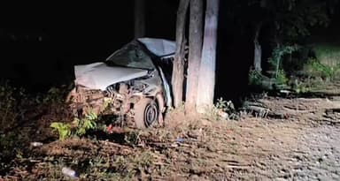 ಹಳಿಯಾಳ: ಅಜಗಾಂವ್ ಹತ್ತಿರ ಭೀಕರ ಅಪಘಾತ, ಇಬ್ಬರು ಸಾವು