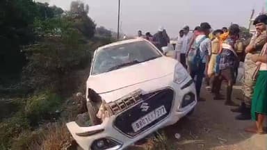 हरनौत: मुढ़ारी गांव के पास NH-20 पर कार ने बुलेट को मारी टक्कर, हादसे में एक की मौत, चार घायल