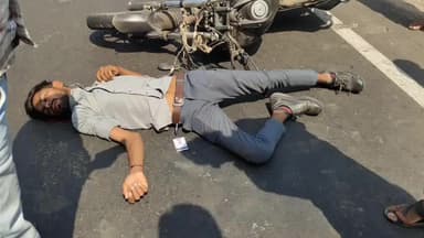 હાલોલ: પાવાગઢ વડાતળાવ નજીક બાઈક અકસ્માતમાં વાછરડીનુ નીપજ્યુ મોત,ચાલક ગંભીર રીતે ઘાયલ