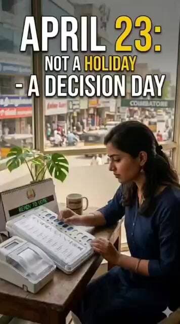April 23: Not a holiday - A decision day