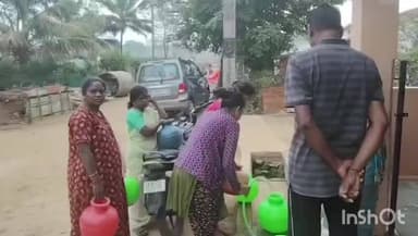 ಹುಣಸೂರು: ಕುಡಿಯೋ ನೀರಿಗಾಗಿ ಅಹಾಕಾರ: ಟ್ಯಾಂಕರ್ ಮೂಲಕ ಗ್ರಾಮಕ್ಕೆ ಕುಡಿಯುವ ನೀರಿನ ವ್ಯವಸ್ಥೆ