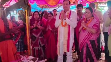 ଟିଟିଲାଗଡ: ଟିଟିଲାଗଡ଼ରେ ନବନିର୍ମିତ ଦେବାଳୟରେ ବିଗ୍ରହ ସ୍ଥାପନ ଓ ଚବିଶ ପ୍ରହରୀ ନାମଯଜ୍ଞର ଶୁଭାରମ୍ଭ ବିଧାୟକଙ୍କ ସାମିଲ