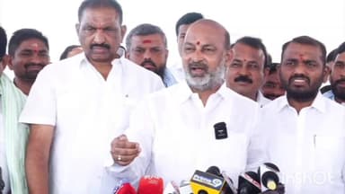 కరీంనగర్: రేవంత్ రెడ్డి, కేసీఆర్ లు రాహు కేతువులు : కేంద్ర హోంశాఖ సహాయ మంత్రి బండి సంజయ్