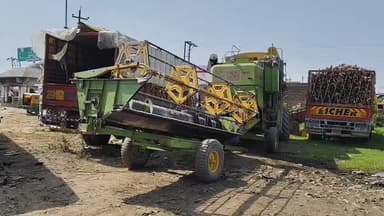 बीसलपुर: कटकवारा गांव में देसी शराब भट्टी के पास कम्पाइन से टकराई बाइक, बाइक पर सवार महिला की मौत, चालक घायल