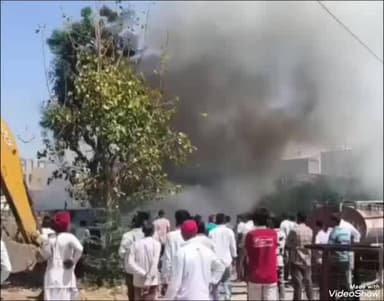 जालौर: आहोर पुलिस थाना परिसर में आग से 40 बाइकों को लगी आग, पुलिस कर रही जांच