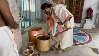 పలమనేరు: కీలపట్ల కోనేటిరాయి స్వామి ఆలయంలో బ్రహ్మోత్సవాల సందర్భంగాఆలయ శుద్ధి కార్యక్రమం