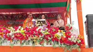 ময়নাগুড়িতে জনসভায় আসলেন হেমা মালিনী