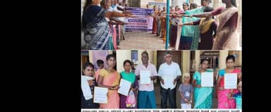 நாகப்பட்டினம்: நூறு சதவீத வாக்கு பதிவு செய்வதை உறுதிப்படுத்தும் விதமாக விழிப்புணர்வு உறுதிமொழி ஏற்பு மற்றும் கையெழுத்து இயக்கம்