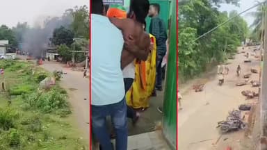 মোহনপুর: ভোটের মুখে উত্তপ্ত হয়ে উঠল আঁতলা