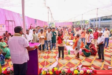 ମାନ୍ୟବର ମୁଖ୍ୟମନ୍ତ୍ରୀ ଶ୍ରୀ ମୋହନ ଚରଣ ମାଝୀ ଙ୍କ ନେତୃତ୍ୱରେ 'ମୁଖ୍ୟମନ୍ତ୍ରୀ କନ୍ୟା ବିବାହ ଯୋଜନା-୨୦୨୬' ଅଧୀନରେ ଆଜି ରାଜ୍ୟର ୨୭ଟି ଜିଲ୍ଲ...