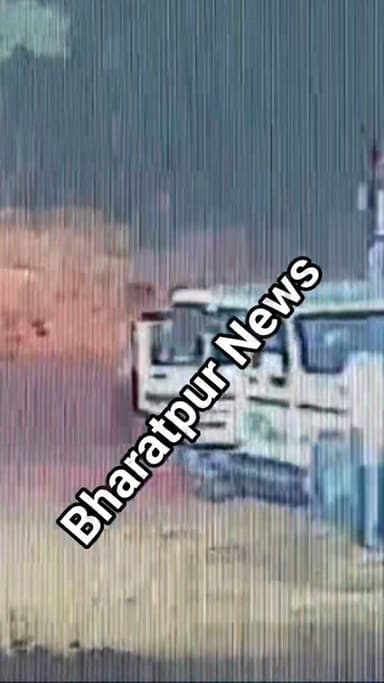 Bharatpur News हाइवा ड्राइवर का अपहरण कर मारपीट:घायल हालत में पहाड़ी पर छोड़कर भागे.. भुसावर का मामला.. सीसीटीवी में कैद...