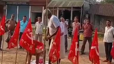 সাব্রুম: ভুরাতলী নতুন বাজারে মহামতি লেনিনের জন্মদিন ওালন করেন সিপিআই(এম)