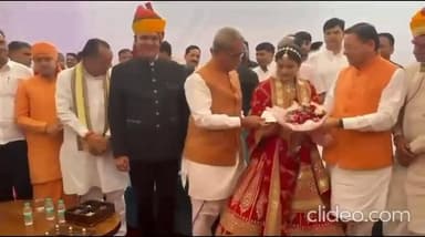 राज्यपाल ओम माथुर ने जाट नेता विजय पूनिया का हाथ पकड़कर क्या कहा??? मंत्री खर्रा की पुत्री की शादी में शामिल हुए!!! 😢😊