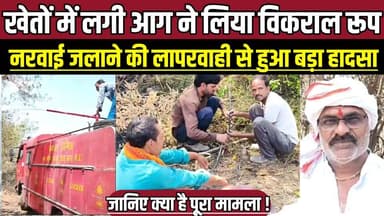 खेतों में लगी आग ने लिया विकराल रूप, नरवाई जलाने की लापरवाही से हुआ बड़ा हादसा !
#SagarNews #MPNews #FireIncident #Br...