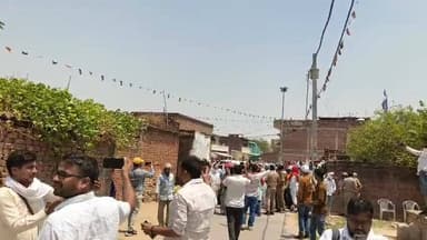 कटारिया से हुई जमकर पत्थर बाजी