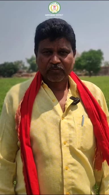 ग्राम सेंदर के प्रगतिशील किसान श्री भगवानी राम साहू द्वारा धान फसल के विकल्प के रूप में रागी जैसी कम जल-आवश्यकता वाली फस...