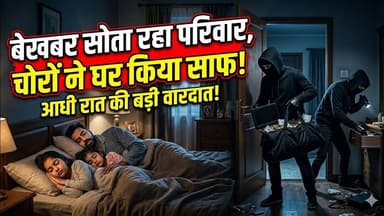 #बुलंदशहर #खुर्जादेहात #बेखबर सोता रहा #परिवार , चोरों ने घर किया साफ।