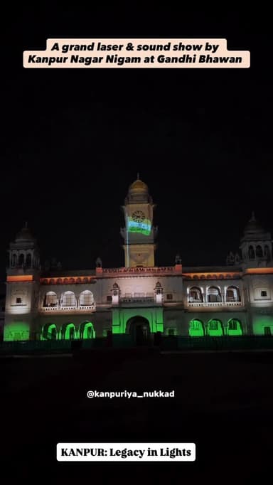 🔥 “KANPUR – Where Legacy Meets Light”
Stories of courage, culture, and a rising future. ✨
Laser ki roshni aur sound ke ...