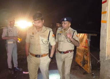 #SP_RA @moradabadpolice एवं #CO ठाकुरद्वारा द्वारा थाना ठाकुरद्वारा क्षेत्रान्तर्गत कमालपुरी तिराहा पर घटना स्थल का निरी...