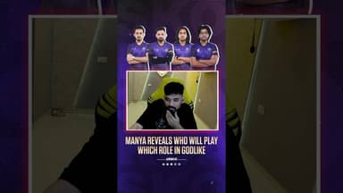 GodLike Team Roles Revealed by Manya#godlike #manya #bgmi #bgminews #bgmiesports #indianesports