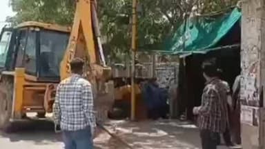 भिवानी: नगर परिषद का अवैध कब्जों पर अतिक्रमण हटाओ अभियान